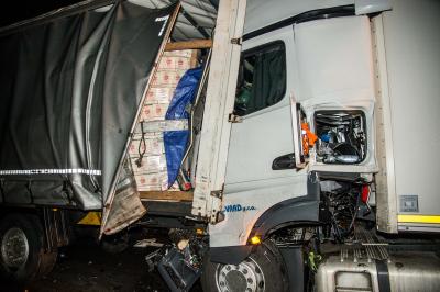 Ilshofen: Schwerer LKW Unfall auf Autobahn A6 mit Folgeunfall 